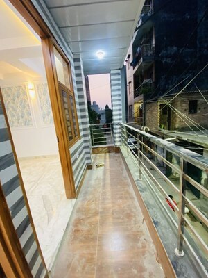 Staircase in 3 BHK Builder Floor at Dwarka Mor – for Rent