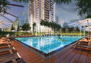 Swimming Pool in 3 BHK Apartment at Myhna Vistara, Gunjur – for Sale