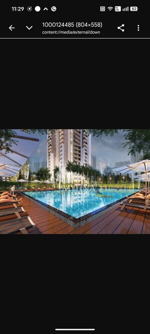 Swimming Pool in 3 BHK Apartment at Myhna Vistara, Gunjur – for Sale