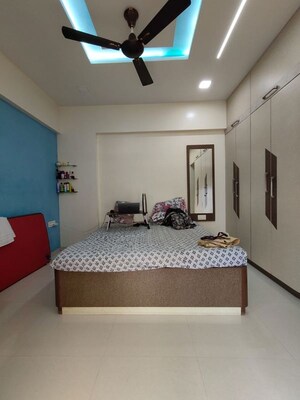 Bedroom in 2 BHK Apartment at Shree Krupa Keshav Heights Phase I, Parsik Nagar – for Sale
