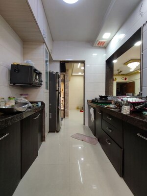 Kitchen in 2 BHK Apartment at Shree Krupa Keshav Heights Phase I, Parsik Nagar – for Sale