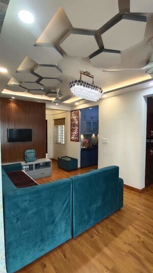 Living Room in 2 BHK Apartment at Provident Kenworth, Rajendra Nagar – for Rent