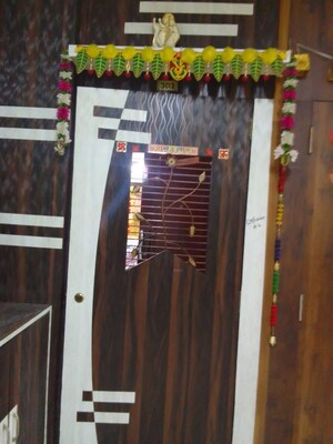 Balcony in 2 BHK Apartment at Akashganga Complex Kavesar, Kavesar – for Rent