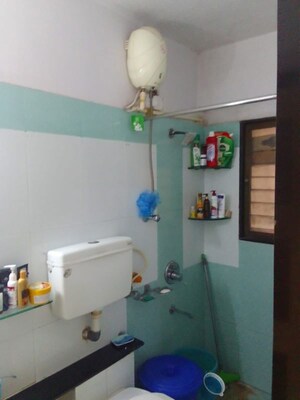 Bathroom in 2 BHK Apartment at Akashganga Complex Kavesar, Kavesar – for Rent