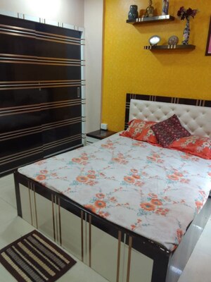 Bedroom in 2 BHK Apartment at Akashganga Complex Kavesar, Kavesar – for Rent