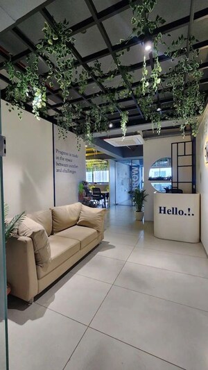 Living Room in  Office Space at Shivanta The Orion, Chharodi Village – for Rent