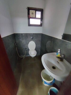 Bathroom in  Office Space at Swati Clover, Thaltej – for Rent