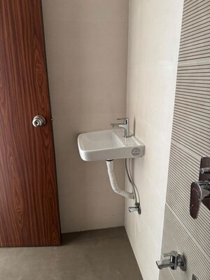 Bathroom in 1 BHK Apartment at JVM Twin Tower, Kasarvadavali – for Rent