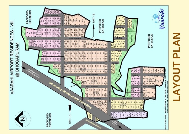 Map Location, swathi-neeladhri-township  194 Sq.Yd. Plot In Bhogapuram Vizag 10697294