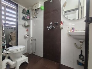 Bathroom in 1 BHK Apartment at Fiama Residency, Thane West – for Sale