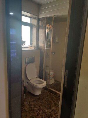 Bathroom in 2 BHK Apartment at GHP Crystal Court, Powai – for Rent