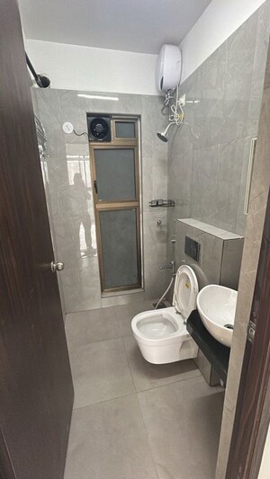 Bathroom in 1 BHK Apartment at Raymond Ten X Habitat, Pokhran Road No Two – for Rent