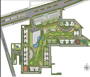 Master Plan in 3 BHK Apartment at M3M Golf Hills, Sector 79 – for Sale