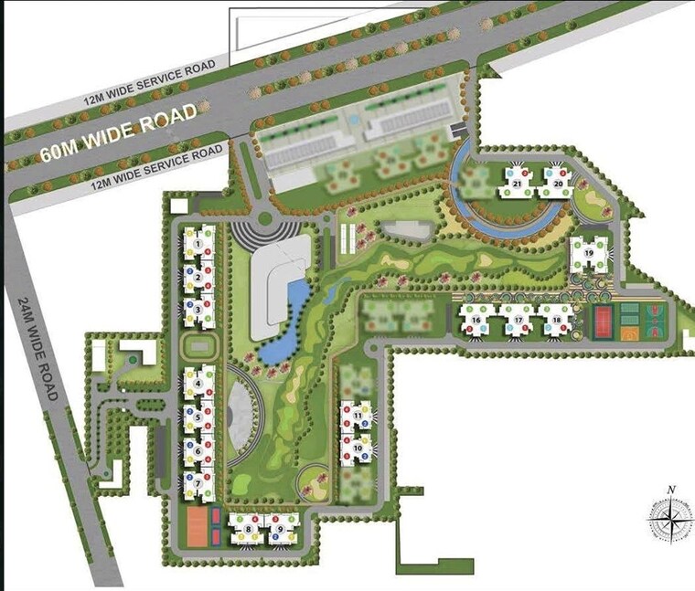 Master Plan, m3m-golf-hills 3 Bedroom 2090 Sq.Ft. Apartment In Sector 79 Gurgaon 10701073