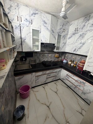 Kitchen in 3 BHK Builder Floor at Malviya Nagar – for Rent