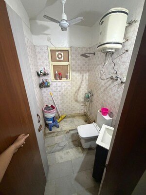 Bathroom in 3 BHK Builder Floor at Malviya Nagar – for Rent