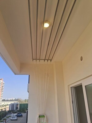 Building Lobby in 2 BHK Apartment at Adarsh Greens, Kogilu – for Rent