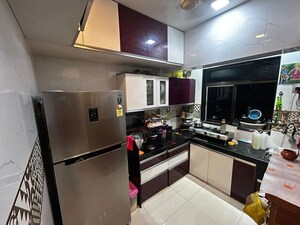 Kitchen in 2 BHK Apartment at Pushpak CHS, Kharghar Sector 11 – for Rent