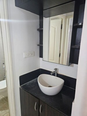 Bathroom in 1 BHK Apartment at Goyal Footprints, Thanisandra Main Road – for Rent