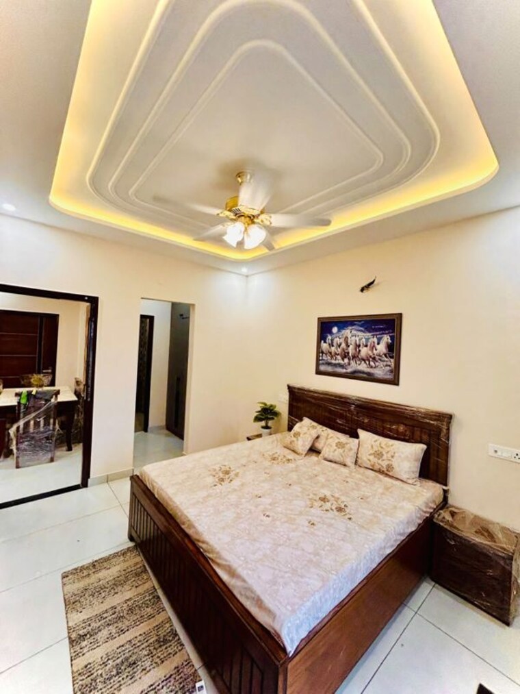 Bedroom, homeland-global-park-cp-atelier 2 Bedroom 1400 Sq.Ft. Builder Floor In Industrial Area Mohali 10701249