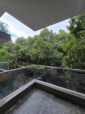 Balcony in 2 BHK Builder Floor at Sushant Lok I – for Rent