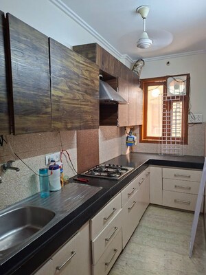 Kitchen in 2 BHK Builder Floor at New Rajinder Nagar – for Rent