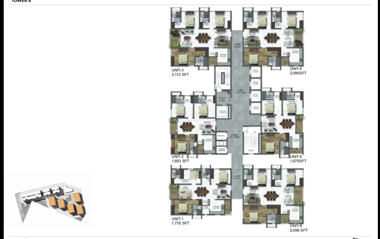Master Plan, kollur 3 Bedroom 1670 Sq.Ft. Apartment In Kollur Hyderabad 10701321