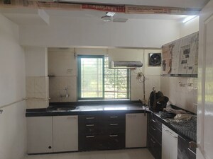 Kitchen in 2 BHK Apartment at Sea Breeze Tower, Nerul – for Rent