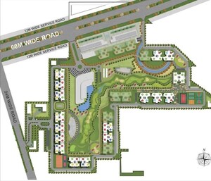 Master Plan in 3 BHK Apartment at M3M Golf Hills, Sector 79 – for Sale