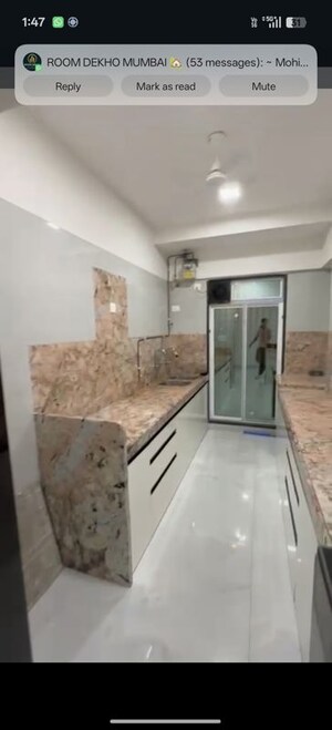 Kitchen in 2 BHK Apartment at Acme Enclave, Malad West – for Rent