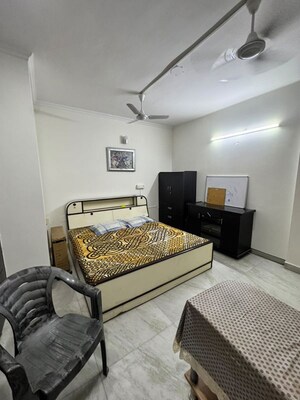 Bedroom in 1 BHK Builder Floor at Lajpat Nagar – for Rent
