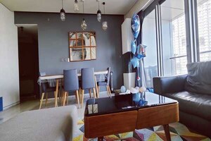 Living Room in 4 BHK Apartment at Lodha World Crest, Worli – for Sale