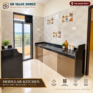 Kitchen in 1 BHK Apartment at Om Fair Township, Dhansar – for Sale