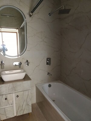 Bathroom in 4 BHK Builder Floor at Greater Kailash I – for Rent