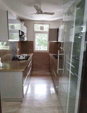 Building Lobby in 3 BHK Builder Floor at Rajouri Garden – for Rent