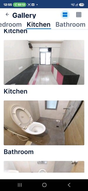 Kitchen in 3 BHK Apartment at Anu Smera Celeste, Chembur – for Rent