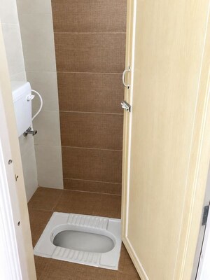 Bathroom in 1 BHK Apartment at Vijay Orovia, Ghodbunder Road – for Rent