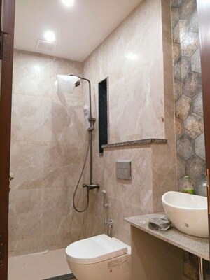Bathroom in 3 BHK Builder Floor at East Of Kailash – for Sale