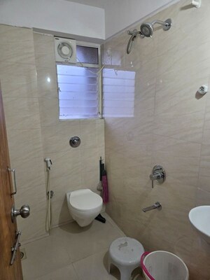 Bathroom in 2 BHK Apartment at Satyam Shivam Apartment, Sainath Nagar – for Rent