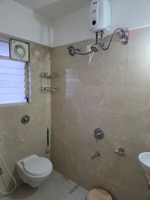 Bathroom in 2 BHK Apartment at Satyam Shivam Apartment, Sainath Nagar – for Rent