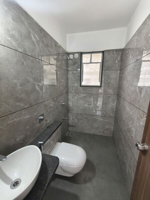 Bathroom in 2 BHK Apartment at 45 Shashwat Heights, Punawale – for Rent