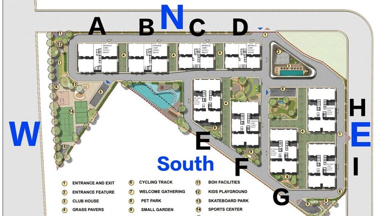 Master Plan, kollur 3 Bedroom 2600 Sq.Ft. Apartment In Kollur Hyderabad 10701694