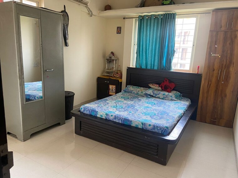Bedroom, blue-berry 2 Bedroom 850 Sq.Ft. Apartment In Kharadi Pune 10701745