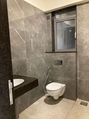Bathroom in 3 BHK Apartment at Sheth 72 West, Andheri West – for Sale