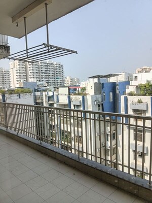 Balcony in 3 BHK Apartment at Sushma Crescent, Dhakoli – for Rent