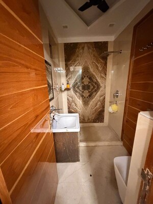 Washroom in 3 BHK Builder Floor at Naraina – for Rent