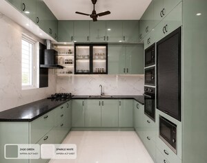 Kitchen in 3 BHK Apartment at Candeur Crescent, Serilingampally – for Rent