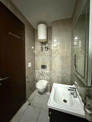 Bathroom in 2 BHK Builder Floor at Lajpat Nagar – for Rent