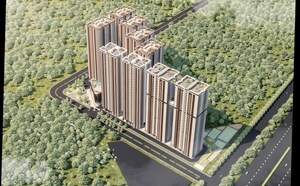 Balcony in 4 BHK Apartment at Kollur – for Sale