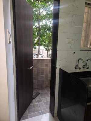 Kitchen in 1 BHK Apartment at GK Jhulelal Towers, Pimple Gurav – for Rent